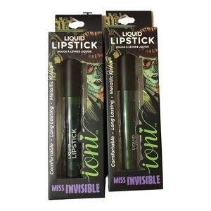 2 Metallic green liquid long lasting vamp metallic finish‎ lipstick new